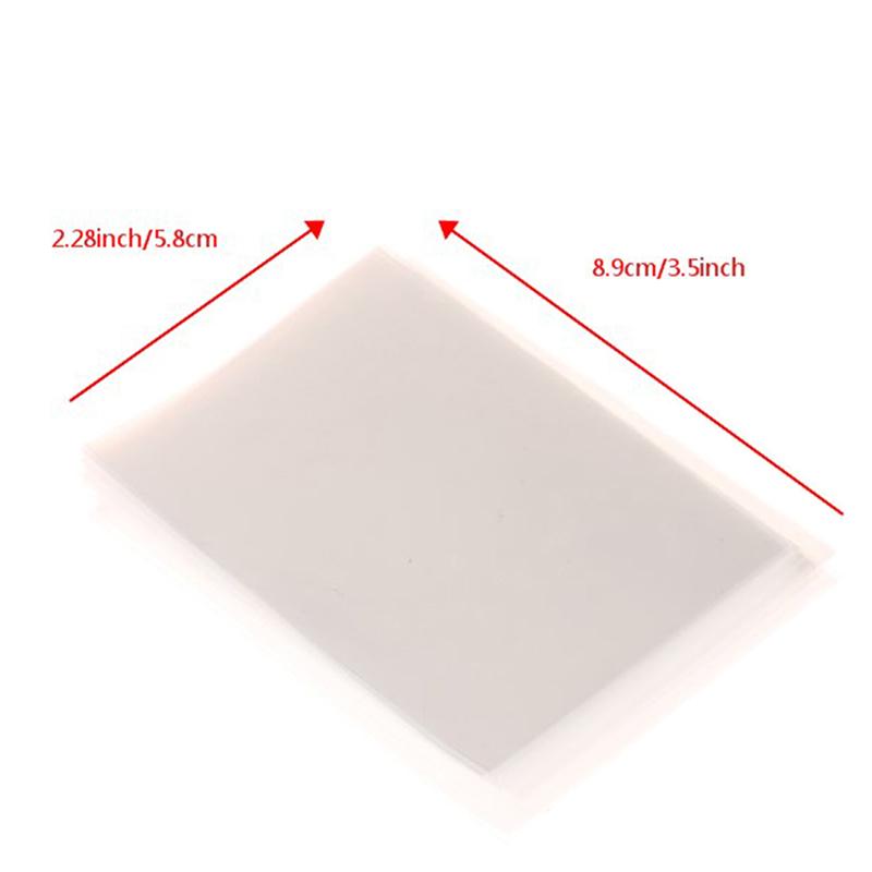 50Pcs Korea Card Sleeves Clear Acid Photocard Holographic Protector Film Album