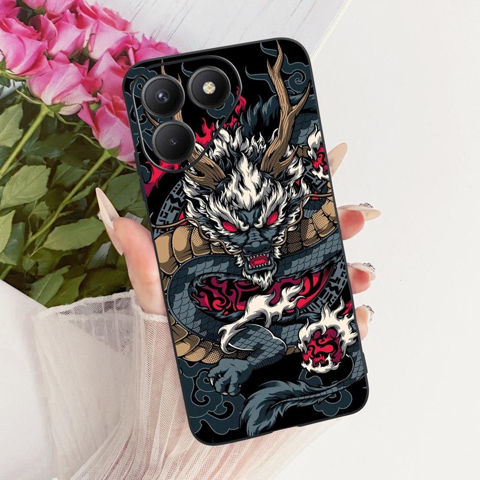 For Tecno Pova 7 Pro 2025 Case Pova 7 Ultra Cover LJ8 LJ9 Luxury Dragon Cartoon Soft Silicone Phone Case For Tecno Pova 7 Bumper