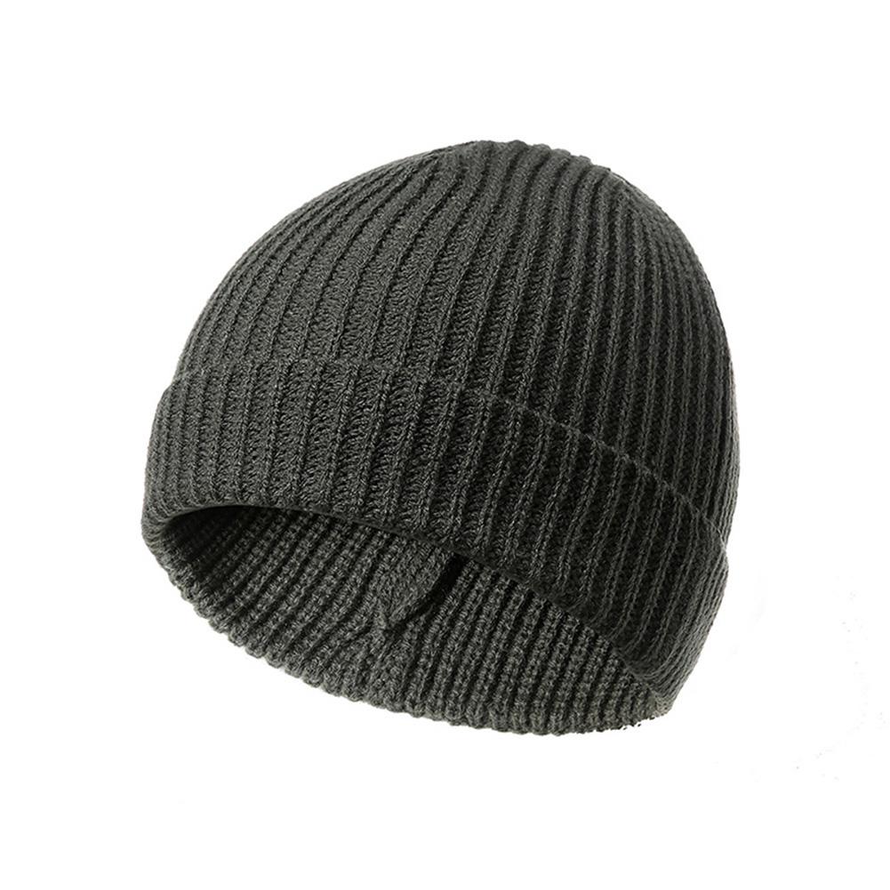 Outdoor Unisex Warm Cap Delicate Stripe Knitting Windproof Sports Knit Hats