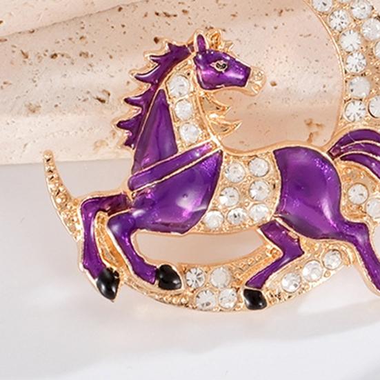 Yousheng Chinese New Year Horse Charm 2026Year of The Horse Mascot Pendant Lucky Zodiac Animal Alloy Feng Shui Charm for DIY Keychain Bracelet Jewelry