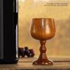 Solid Wood Wooden Wine Goblet Hand-made Jujube Wood Wooden Drinking Cup Wooden Mug Drinking Wine