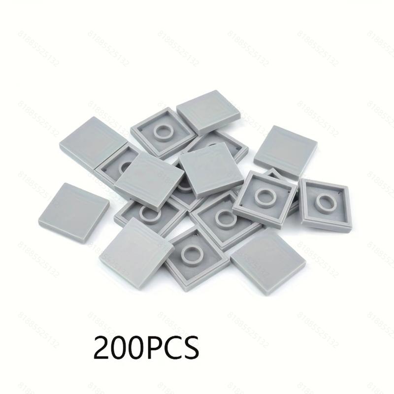 

200PCS Flat Tile 2x2 Blocks MOC Assemble Particles 3068 Dimension Smooth Construction Bricks DO IT YOURSELF Learning Creativity Toy ideal for Children