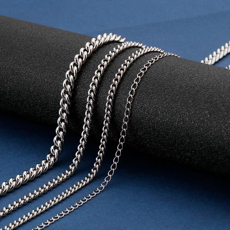 Collarbone Necklace Men 'S Jewelry Titanium Steel Chain With Chain 