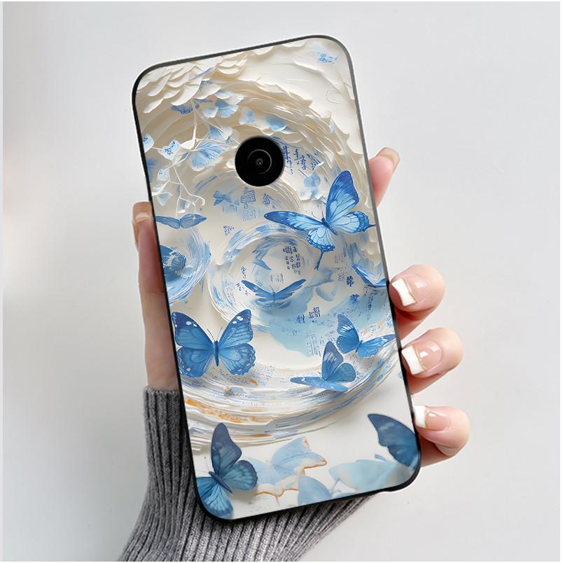 Cute Case For Nokia 110 4G 2023 Fundas Capa Printing Shell Protective Cover Soft Silicone Cartoon Phone Casing Coque