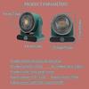 Battery Powered Portable Heater with 3 Heat Settings and Fan Option for Camping and Office Use Appliance