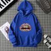 Fashion Lips Print Women Hooded Sweatshirt Casual Long Sleeve O Neck Loose Women Ladies Hooded Tops Clothes
