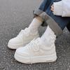 Fashion Casual A White Shoes Women Simple Breathable Women's Shoes Sneakers Canvas Women Platform Sneakers