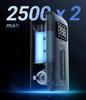 Ugreen CD259 Digital Tire Inflator & LED Emergency Light - Black