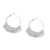 Elegant Topological Swing Earrings Thin Metal Finish Decoration Embellishment Casual Fit