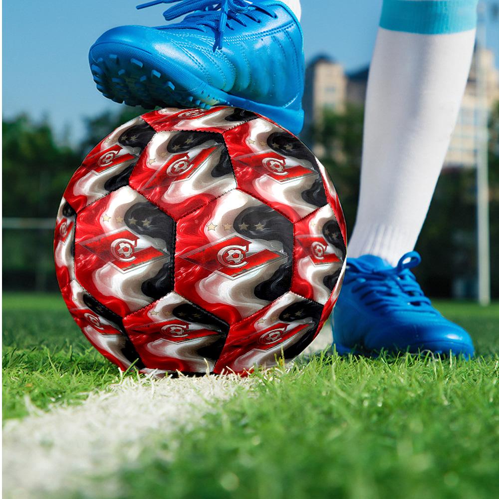 Spartak Moskau Thema Größe 5 Match Fußball Professioneller Outdoor Fußball Weiche Haptik Trainingsball