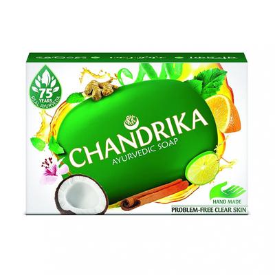 Chandriká: jabón ayurvédico (3 x 125 g + 1 x 75 g), Jabón Chandrika, Chandrika