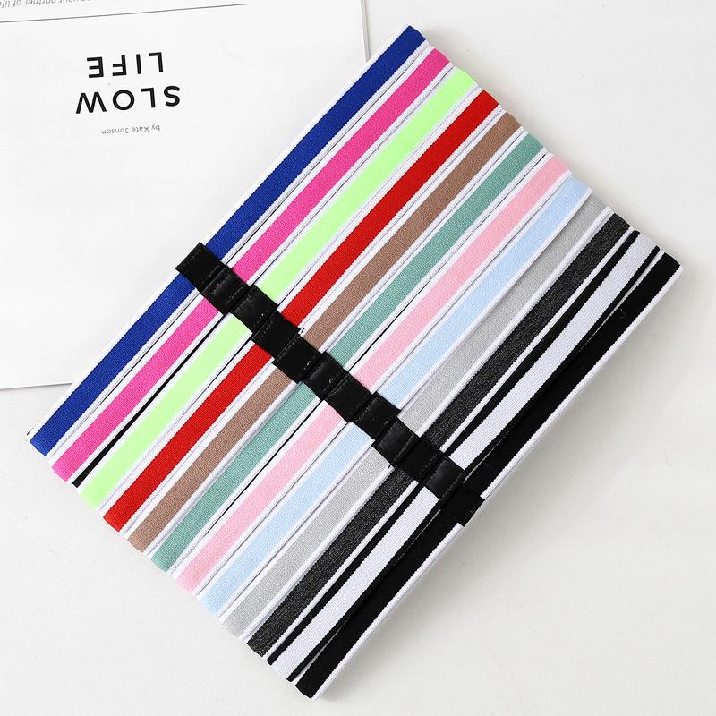 Antypoślizgowa Elastyczna Opaska Sportowa Odprowadzająca Pot na Zewnątrz do Fitnessu i Biegania