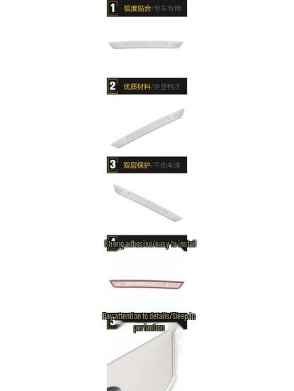 Oshan X5 Rear Windshield Brake Light Sequin for Anti-Tail Warning Modification