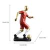 Soccer Team Figurine Resin Football Player Figurine Miniature Football Boys Model Home Art Football Decoration For Wine Cabinet