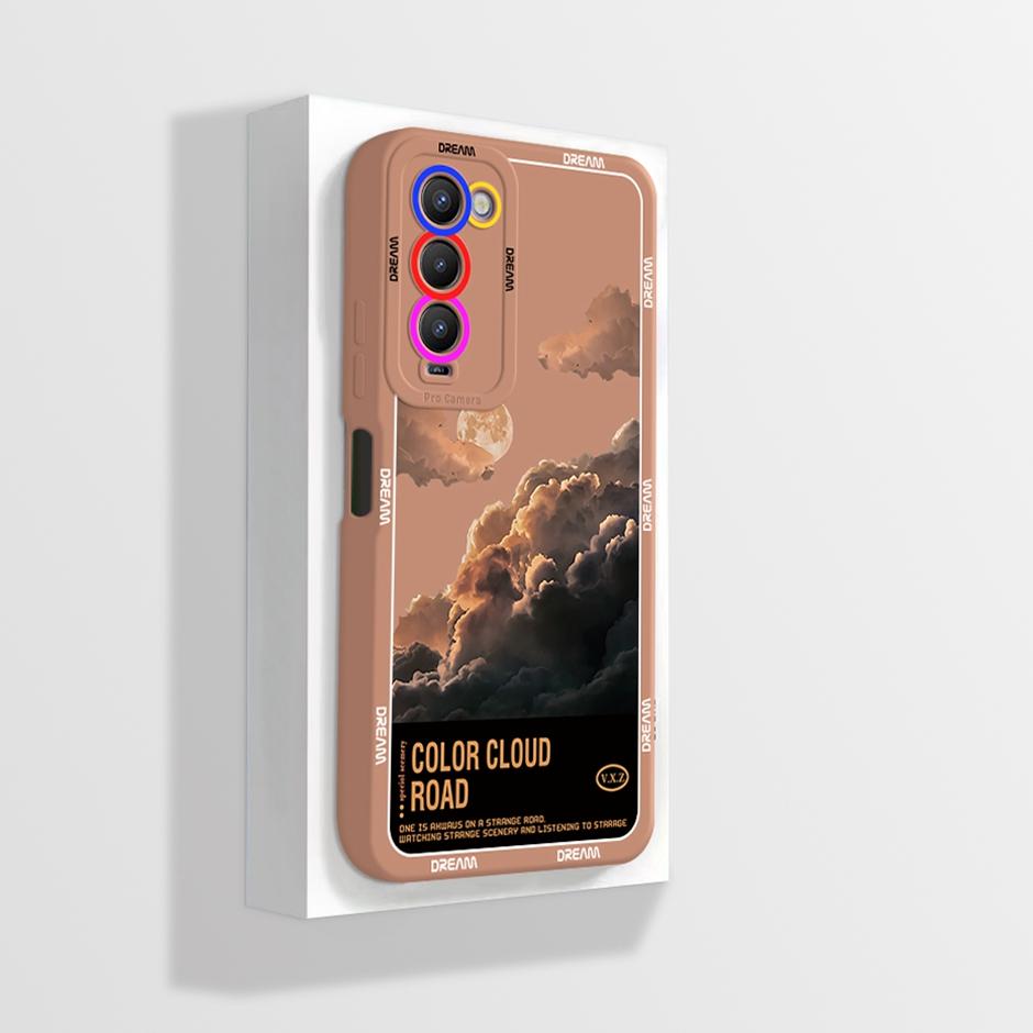 For Tecno Camon 18 18P Case CH6 CH7 Soft Silicone Phone Cover for Camon 18 Camon18 P Camon18P Cases Straight Edge Bumper Fundas