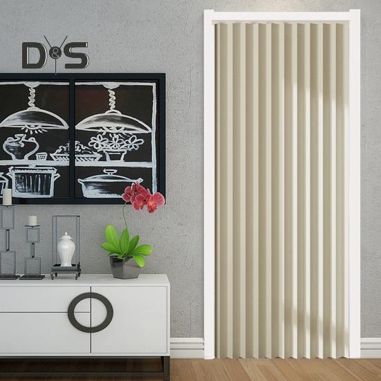 Magnetischer Türvorhang, stanzfrei, faltbar, winddicht, plissiert, Sichtschutz, unsichtbar, dick, für Schlafzimmer, Wohnzimmer, Türvorhang geeignet für