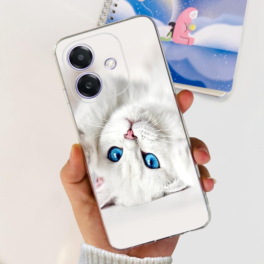 For Oppo A3x A3 Pro Phone Case Soft Silicone Back Cover Flower Butterfly Love Heart Slim Matte Funda OppoA3 A3Pro OppoA2 CPH2683