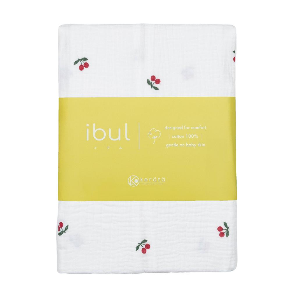 Keratta Ibul Swaddle for Secure Prevents Nighttime 1 Blanket Blanket, Gauze, Newborns, Spring/Summer, Wrap, Crying, 120x120cm, (Cherry)