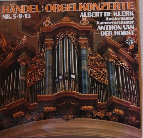 

LP Record GEORG FRIEDRICH HÄNDEL , ALBERT DE - Orgelkonzerte Nr. 5, 9, 13 NT844 Telefunken Germany Classical Used