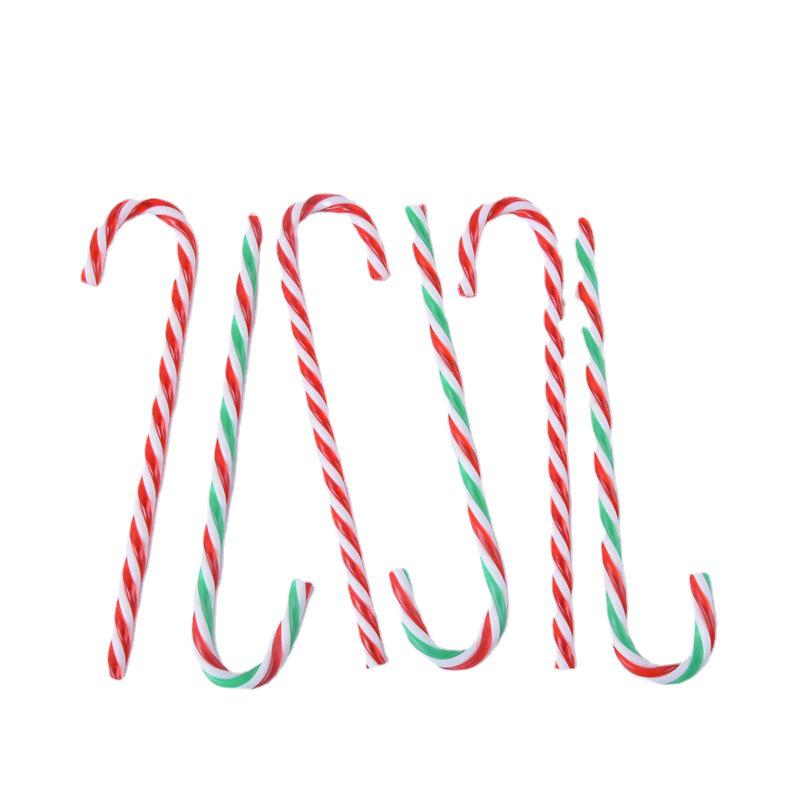 Akrylová vánoční ozdoba ve tvaru cukrové hole - Malá dekorace na sváteční stromek a dárek