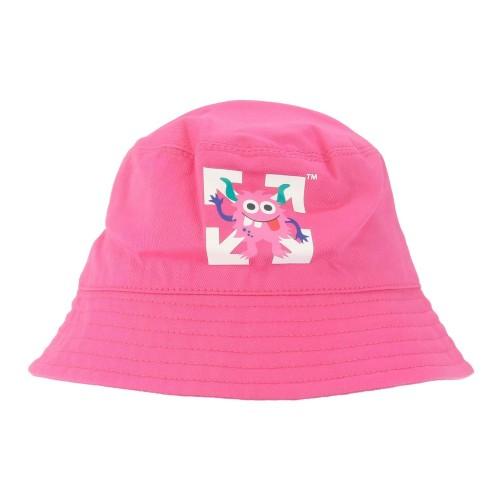 Off White Kinder/Kinder Monster Bucket Hat
