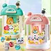 Colorful Mini Coin Operated Claw Machine Toy For Kids With Adorable Plush Toys And Capsules