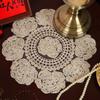 Hollowed-out Rose Embroidery Placemat Vintage Table Place Mats Lace Placemat  Wedding Decor