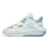 Anta Badass 3.0 Fashion Casual Slip Resistant Shock Absorbing Durable Low Top Sneakers Women Sneakers White Blue Green 122218084-8