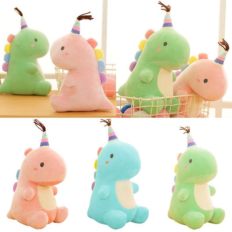 Adorable Cute Dinosaur Plush Toy Soft Pillow Ideal Stuffed Animal For Kids Fun