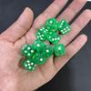 Mini Set de Dés Transparent Clair 12 mm - 16 Couleurs Petite Taille Pour Jeux de Société et JDR