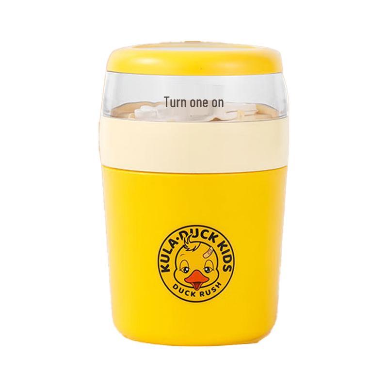 Cute Yellow Duck 316 Stainless Steel Sealed Soup Cup