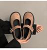 Fashion Retro Woman Shoes Shallow Mouth Clogs Platform Round Toe All-Match Female Footwear Black Flats New Creepers Dress Summer Hook &