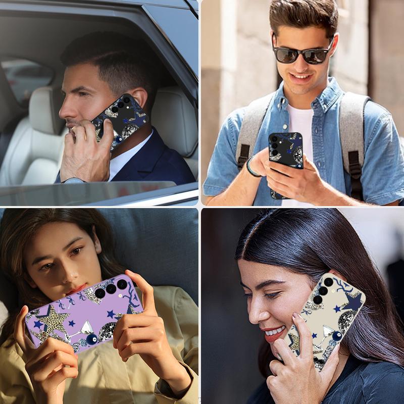 S26 Ultra Hülle Leopard Stern Discokugel Muster Magnetisch Für Magsafe Weiche Silikonhülle Für Samsung Galaxy S25 FE S24 Ultra S23 S22 Plus S21