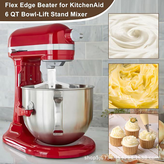 KitchenAid 6QT Планетарный миксер Насадка с гибким краем для соскребания стенок чаши