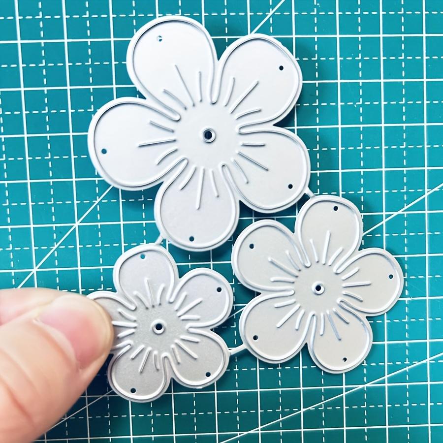 2pcs Flower Petal Metal Cutting Dies Stencils for Scrapbooking Card Making Decorative Embossing Paper Cards Dies