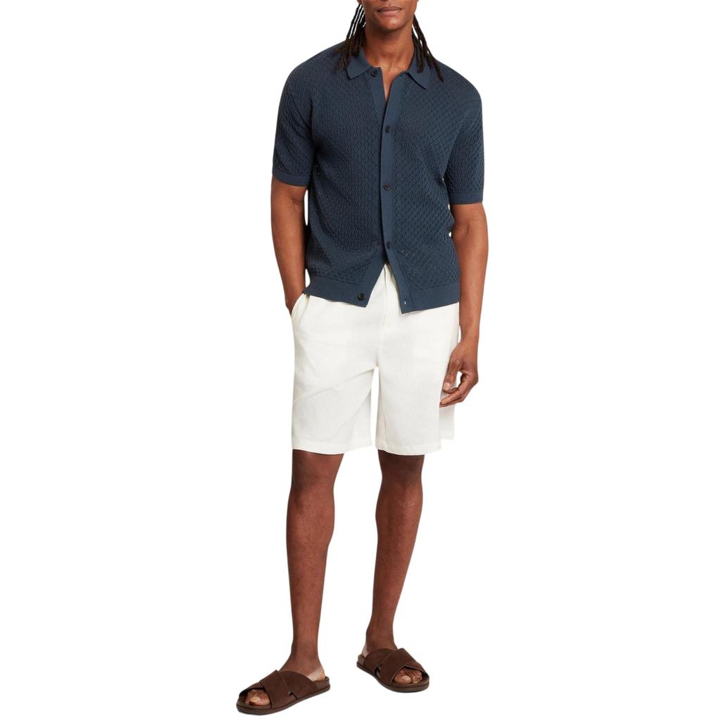 Ted Baker Mens Crochet Short-Sleeved Shirt