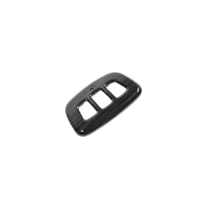 Front Reading Light Switch Cover Trim For Ford Ranger -2024 Black Wood Grain