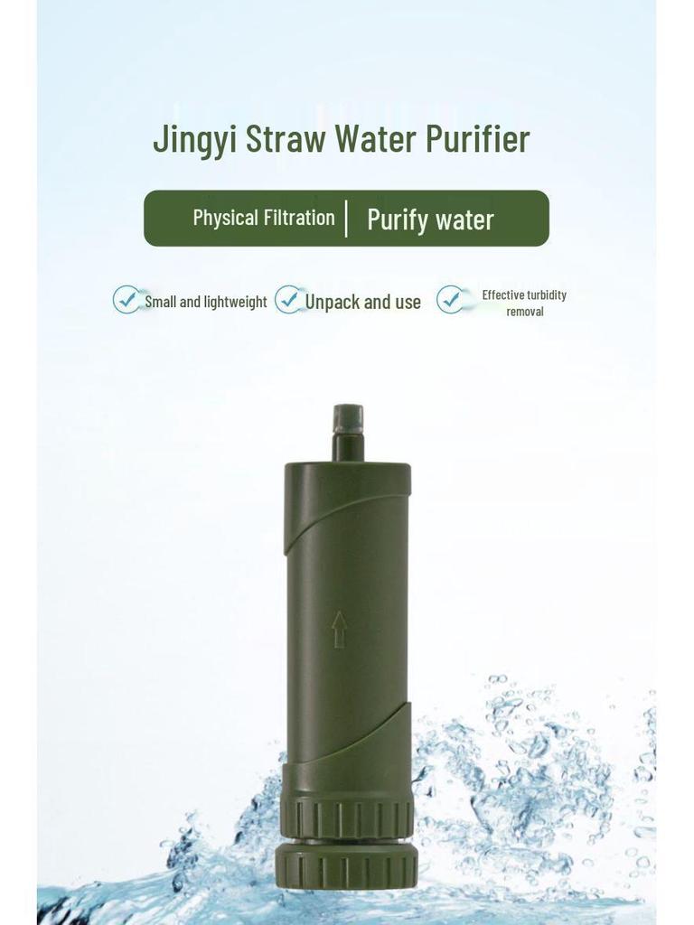 Portable Camping Straw Water Filter and Purifier for Outdoor Use