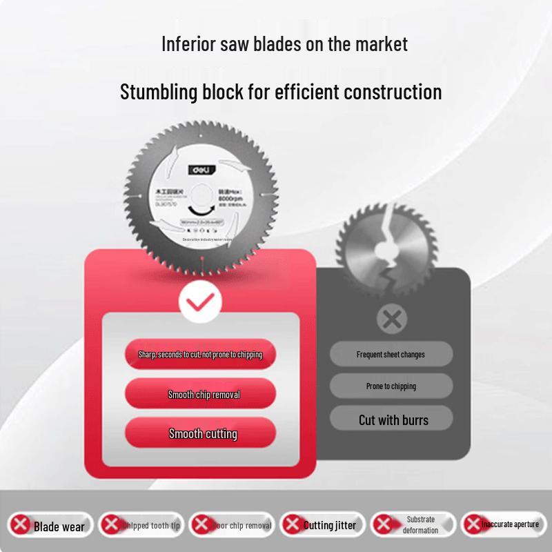 Deli Woodworking Alloy Steel Circular Saw Blade