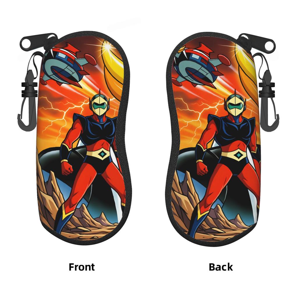 Grendizer Duke FleedGoldorak Shell Eyeglasses Protector Cases Cute Sunglass Case Glasses Pouch