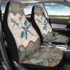 Talayituse Boho Dragonfly Print Car Seat Covers Set of 2, Breathable Front Bucket Seats Protector Auto Interior Accessories Decor Universal for Truck