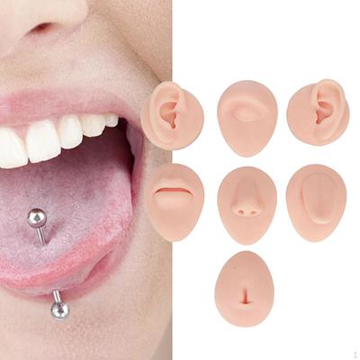 -Piercing Model, 3D Practice Skin, Flexible Simulation, Light Parts of Human Demonstration for