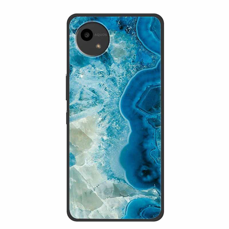 Case For SHARP AQUOS WISH4 Marble TPU Soft Silicone Back Cover SharpSmartphones SH-52E Phone Cases Protector Mica Painted Capa