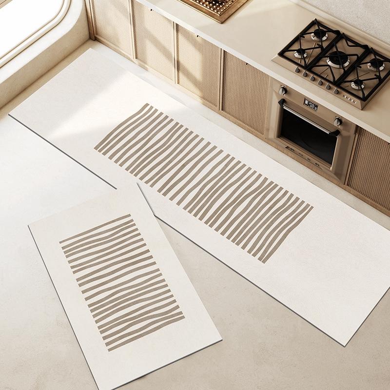 Nordic Modern Kitchen Floor Mat Home Entrance Doormat Living Room Carpet Anti-slip Bedroom Long Rugs Alfombras De Cocina