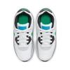 Nike Air Max 90 Leather PS White Stadium Green Kids Sneakers Pure-Platinum Cool-Grey DV3608-102