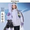 MiniPeace Girls' Winter Hooded Down Jacket