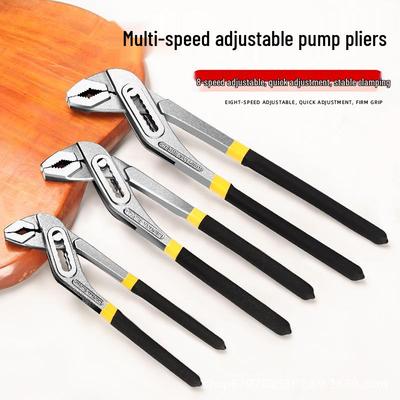 Adjustable 10/12-inch Lightweight Multi-Functional Water Pump Pliers & Large Opening Wrench