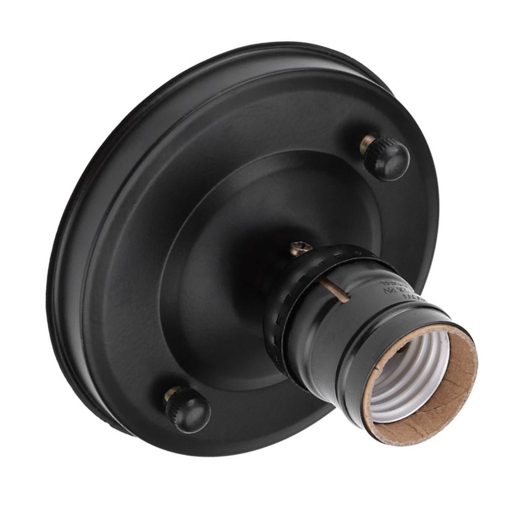 E26 E27 Vintage Industrial Ceiling Wall Light Base Holder Pendant Bulb Lamp Screw Socket