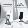Rotating Aluminum Phone Hub 8 in 1 USB C Docking Station 5Gbps 100W PD Charging Foldable Stand for Multiple Devices