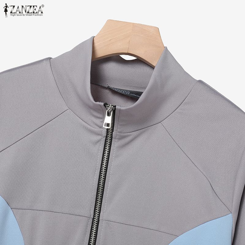 ZANZEA Women Short Sleeve T-Shirts and Long Pants Summer Two Piece Suit Sets